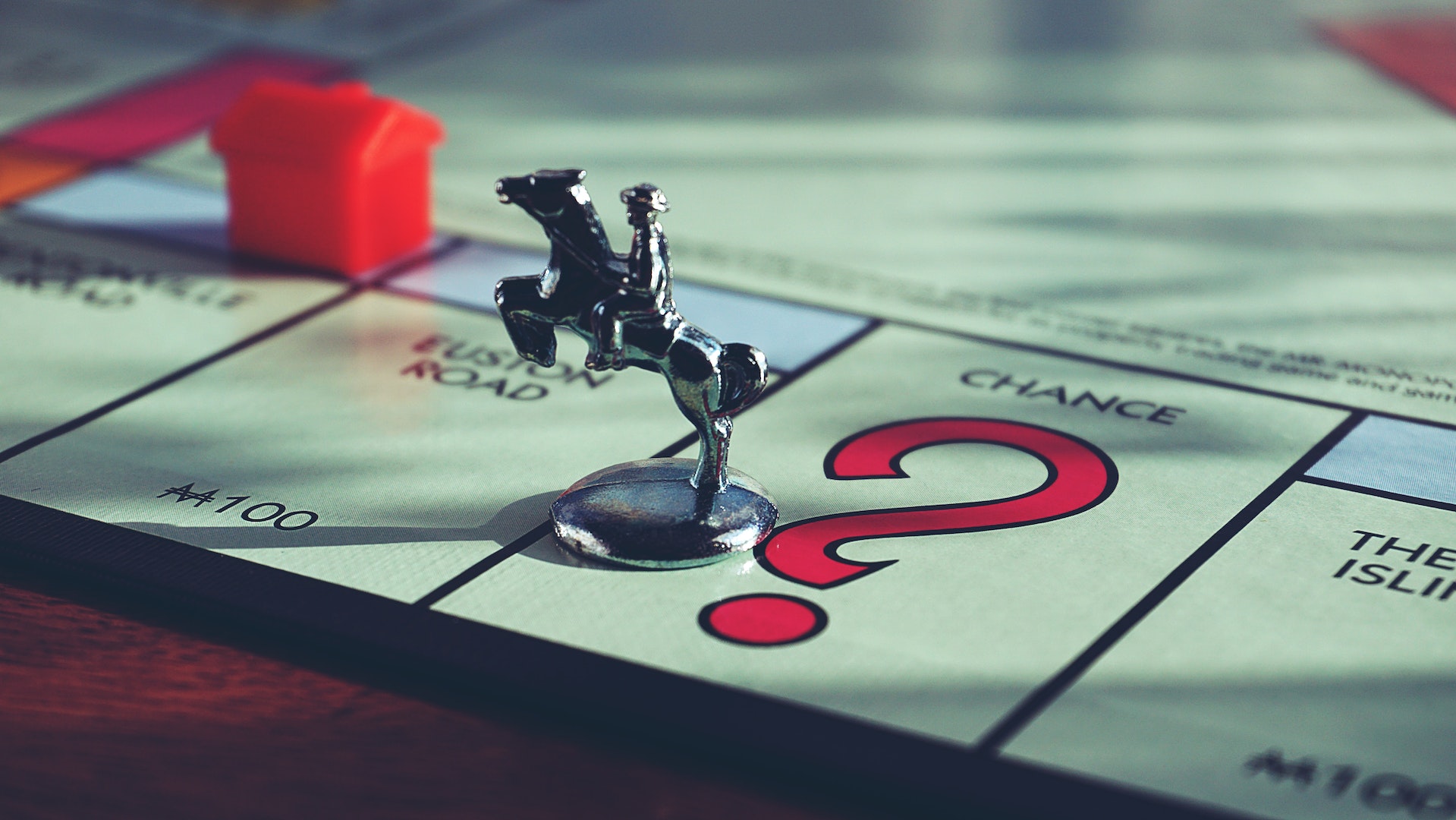 Close-up of Monopoly Board