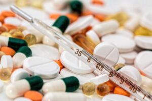 Thermometer on Pills