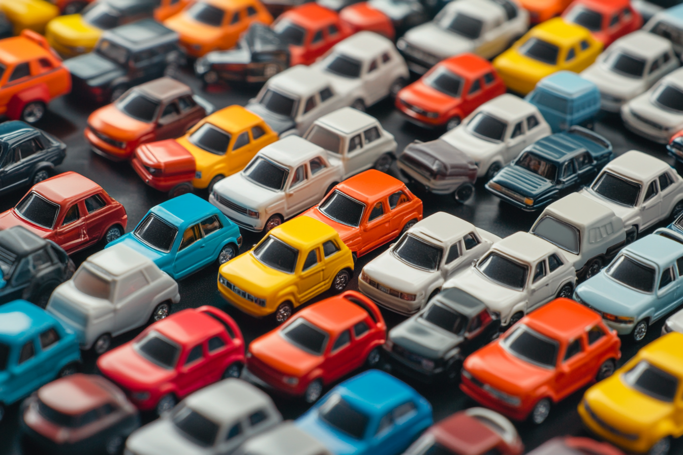 a group of toy cars, representing auto whistleblower program